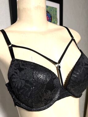 Victoria's Secret Metallic Lace Push-Up Bra